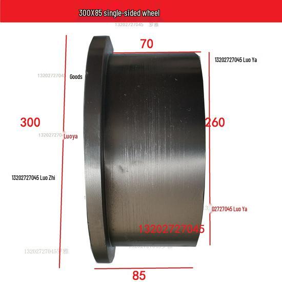 Electric Rail Cart Drive Wheel with Keyway - Internet Celebrity AGV Pulley Train Wheel