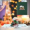 Handmade 3D Popup Greeting Card Christmas 3D Cards With Popup Colorful Designs And Matching Envelopes