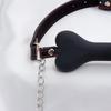 Adult Bone Gag with Chain and Nipple Clamps