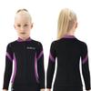Kids 3mm Neoprene Wetsuit Top Pants Set Snorkeling Surfing Swimming Diving UV Protection Warm