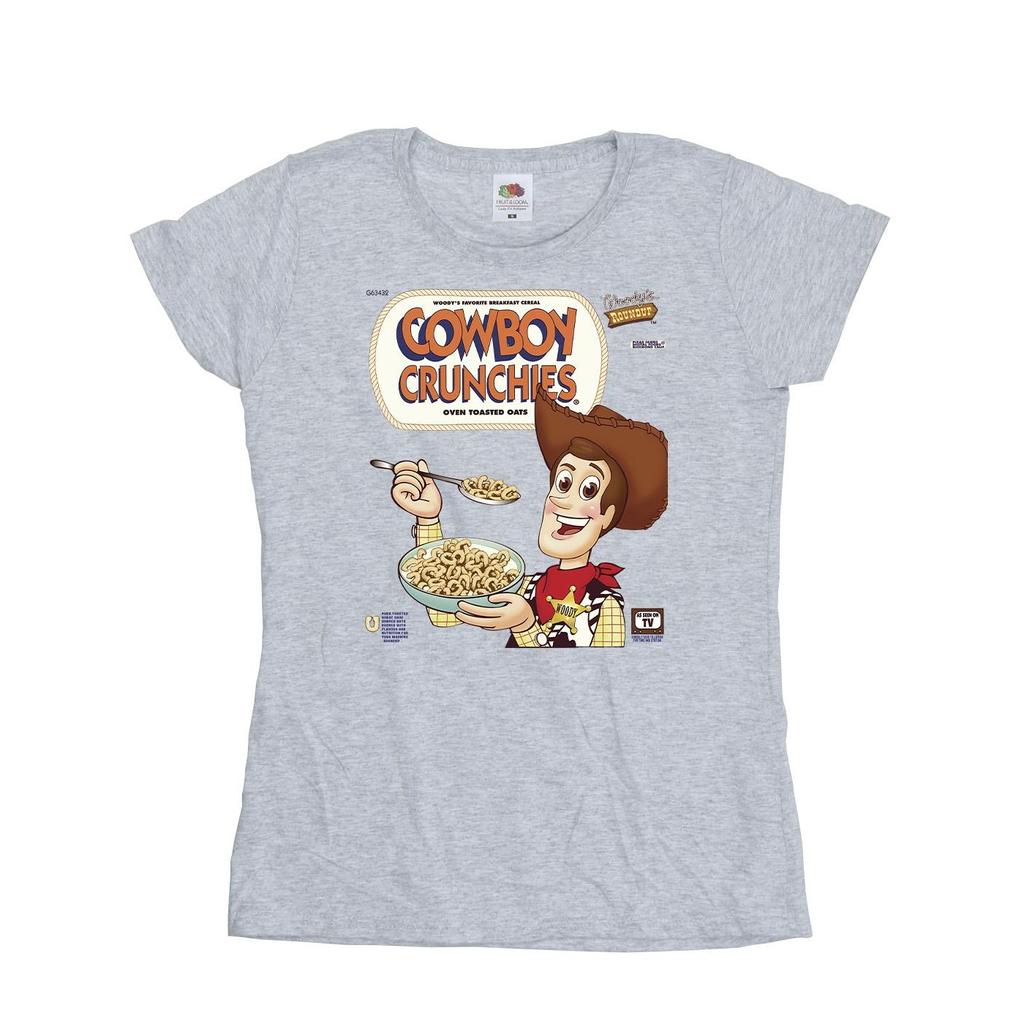 Disney Womens/Ladies Toy Story Woody Cowboy Crunchies Cotton T-Shirt