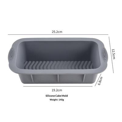 DIY Rectangle Toast Bread Mould Food Grade Silicone NonStick Bakeware Pan for Home Kitchen Loaf Cake Making