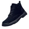 Fashion Men's High Top Work Shoes Fashion Boots Men's Casual Tooling Shoes Zapatos De Hombre Platform Boots Men Black Shoes for Men