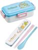 Skater Chopsticks and Spoon Combo Bento Adult Silent Silicone Made In Sumikkogurashi Set, 18cm, Antibacterial, Box, Size, Cushion, Japan,