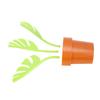 Leaf Shaped Bathroom Mirror Organizer Space Saving Stylish Multifunctional Toothbrush Holders for