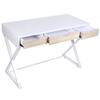 Household Computer Desk Office PC Laptop Table with 3 Drawers for Home Study Use Furniture