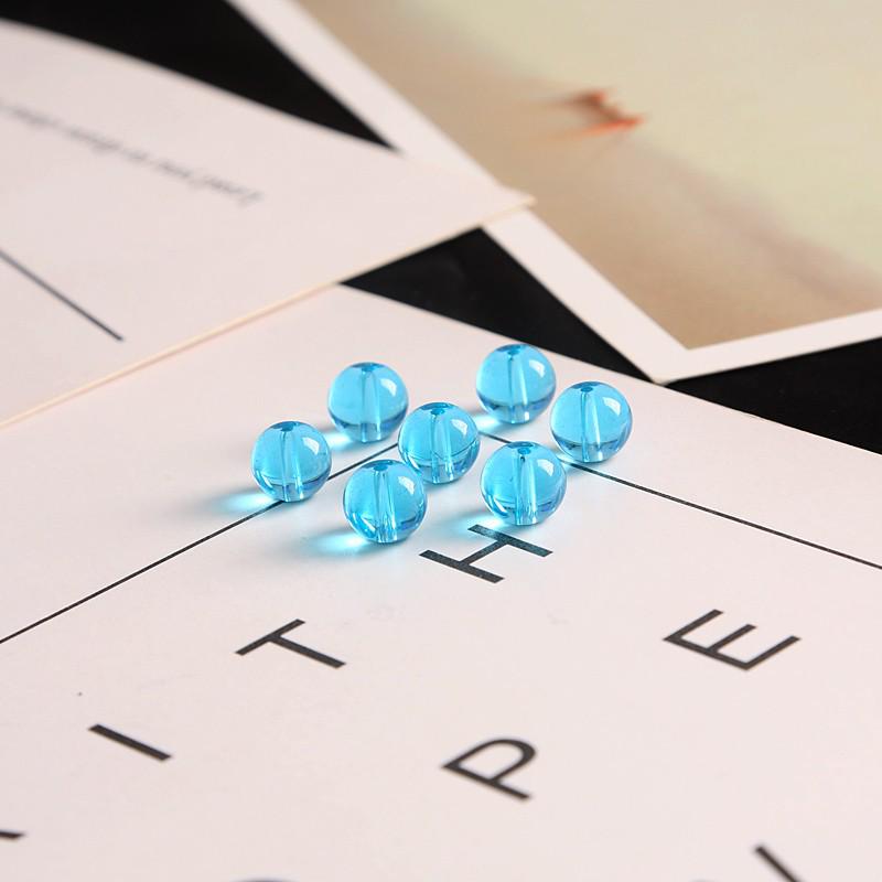 Faceted Glass Crystal Beads - 4/6/8/10/12mm Round for DIY Jewelry Making