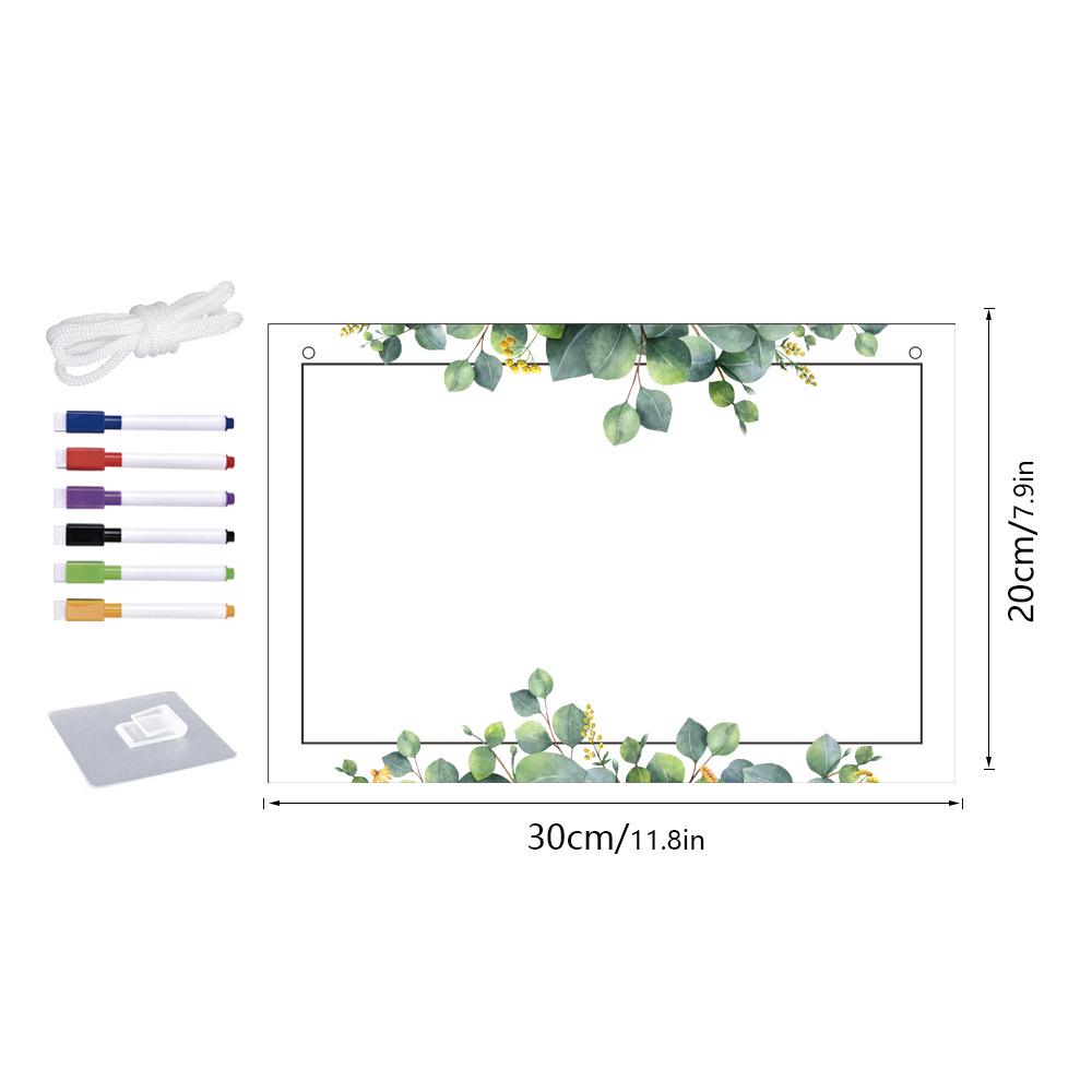 3D Acrylic Erasable Weekly Planner Board