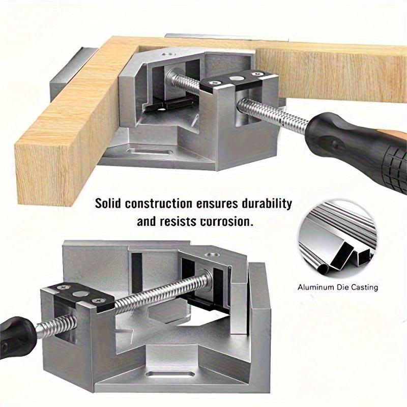 1pc 90 Degree Right Angle Clip Clamp Picture Frame Corner Clamp Right Angle Welding Woodworking Clamping Tool Aluminum Corner Clamp