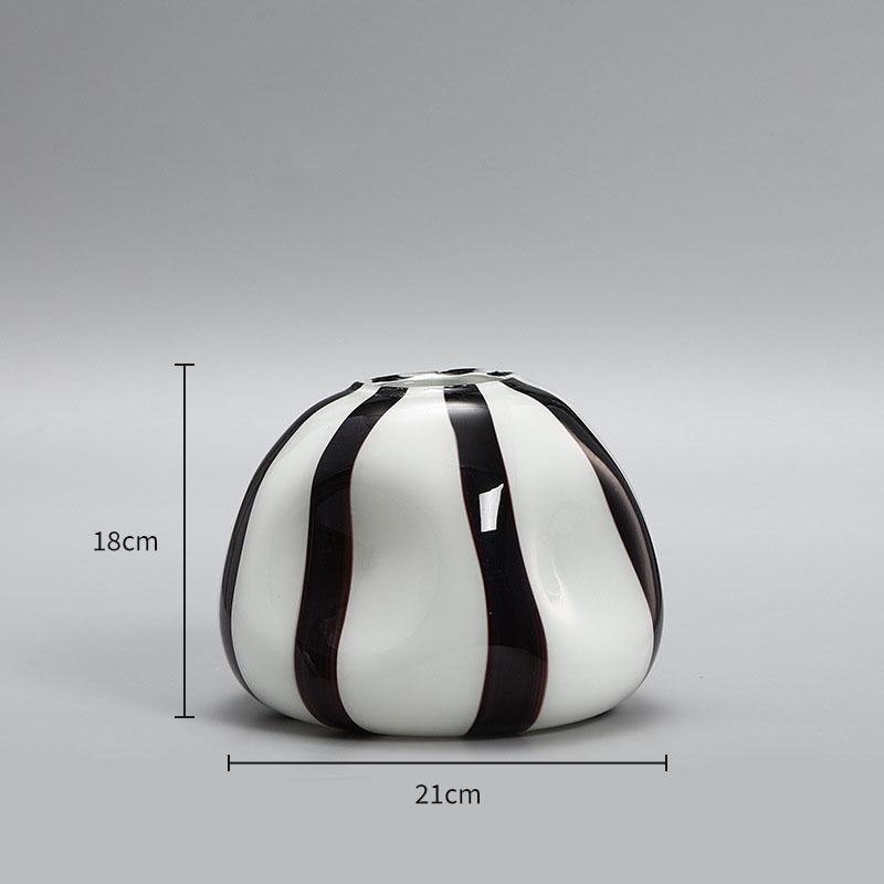 

European Pumpkin Flower Pots Glass Vase Plant Pots Hydroponics Flower Arrangement Potted Plants Desk Decoration Floral Vases