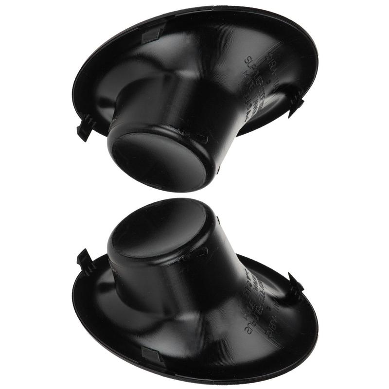 2pcs Black Car Front Fog Light Covers without Hole for Dodge Challenger 2015 2016 2017 2018   68259660AA, 68259661AA