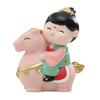 Chinese Style Horse Riding Ornament Cartoon Men Women Resin Figurine Statue Sculpture Home Office Desktop Decoration Souvenir Gift