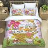 3D Printing Cartoon Hamtaro Bedding Set Duvet Cover Pillow Set Kids Birthday Gift Home Textiles