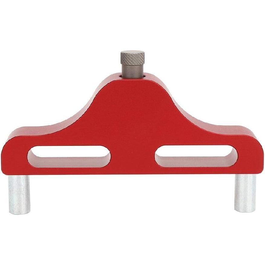 Wood Scribe Gauge, Center Finder Tool, Center Scriber, Marking Center Tool, 1mm Accuracy for Woodworking Device Woodworking Equipment(red)