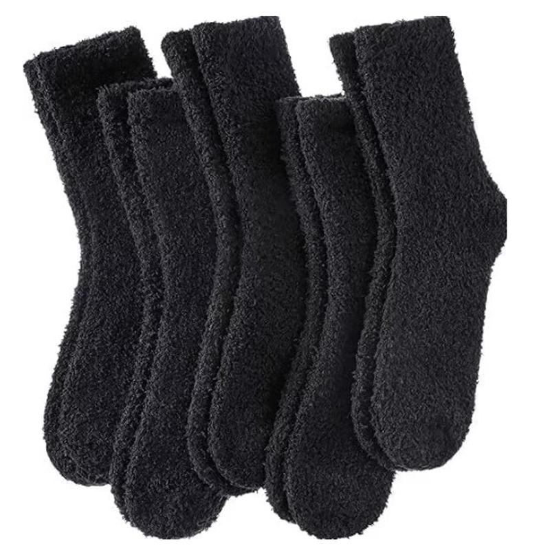 6 Pairs Warme Dicke Socke Frauen Dame Socke Plüsch Flauschigen Gemütliche Winter Fuzzy Bett Boden