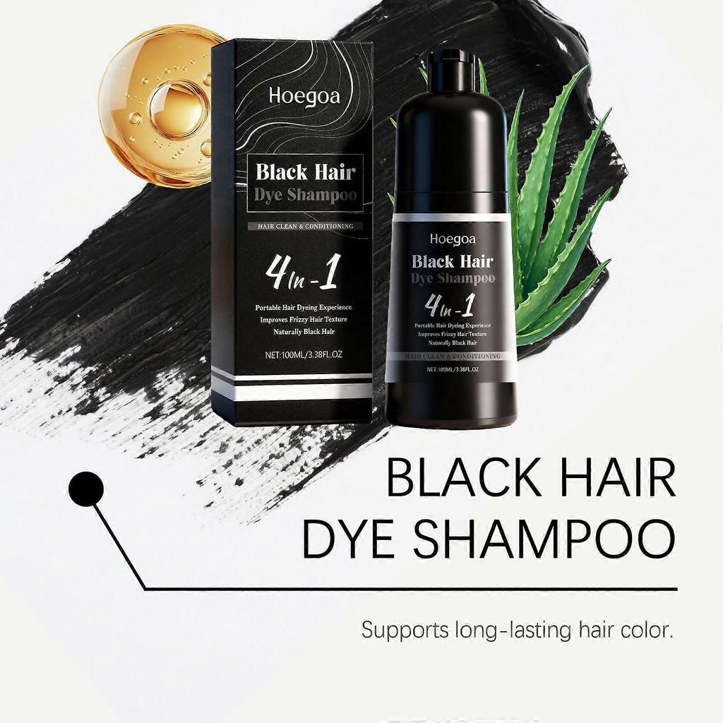 Limited time!!Hoegoa Moisturizing Shampoo Gentle Moisturizing Soft Natural Fluffy Texture Refreshing Hair Gloss Maintenance