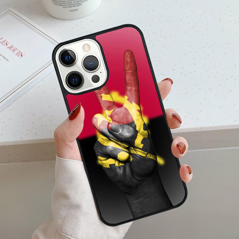 Angola flag Phone Case For iPhone 17 Air 11 12 13 14 15 16 Pro Max Cover For iPhone 17 Air Max Plus Coque Shell
