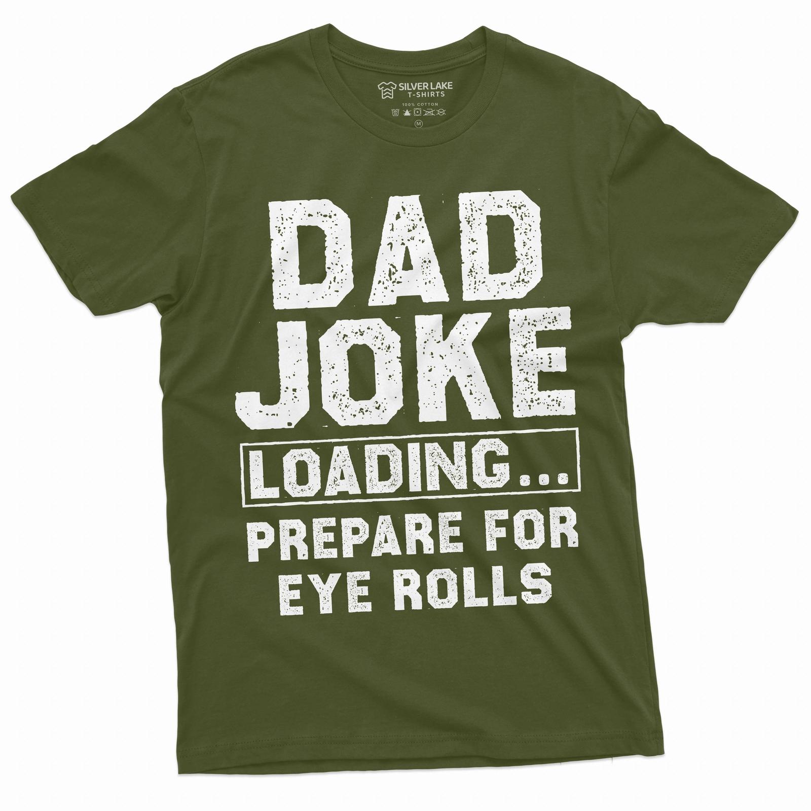 Dad Gifts for Christmas Funny Dad joke eye rolls Tee Men s Father s day shirt S