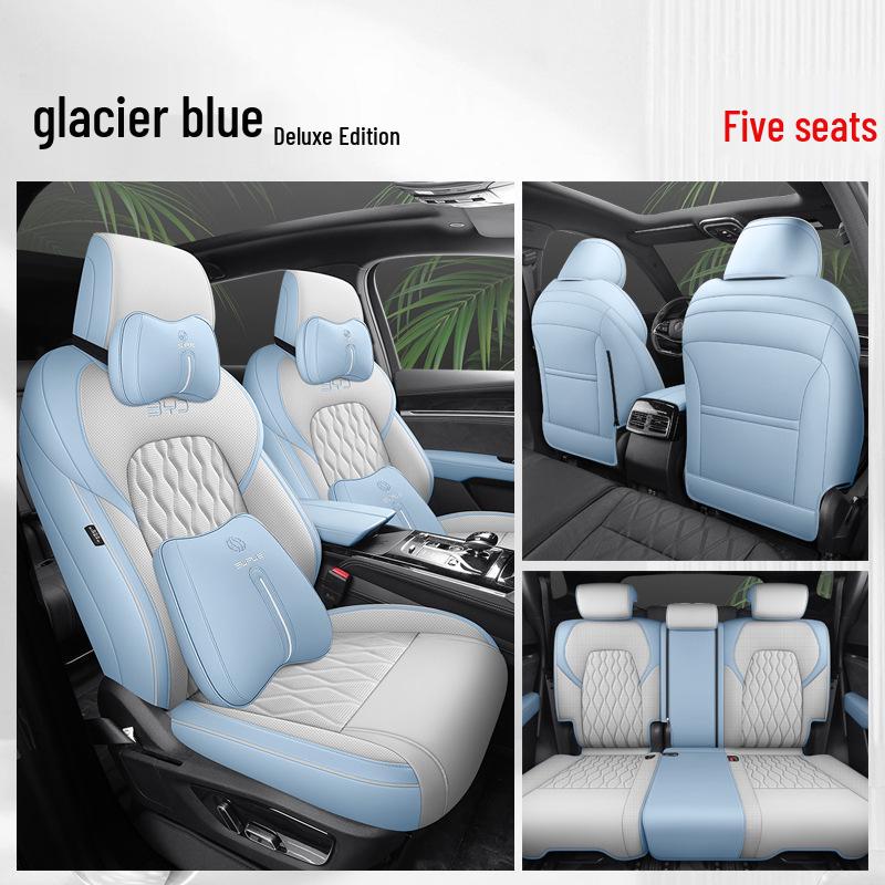 BYD Tang Full Leather Car Seat Cushion: Fits 5, 6, 7-Seater Models