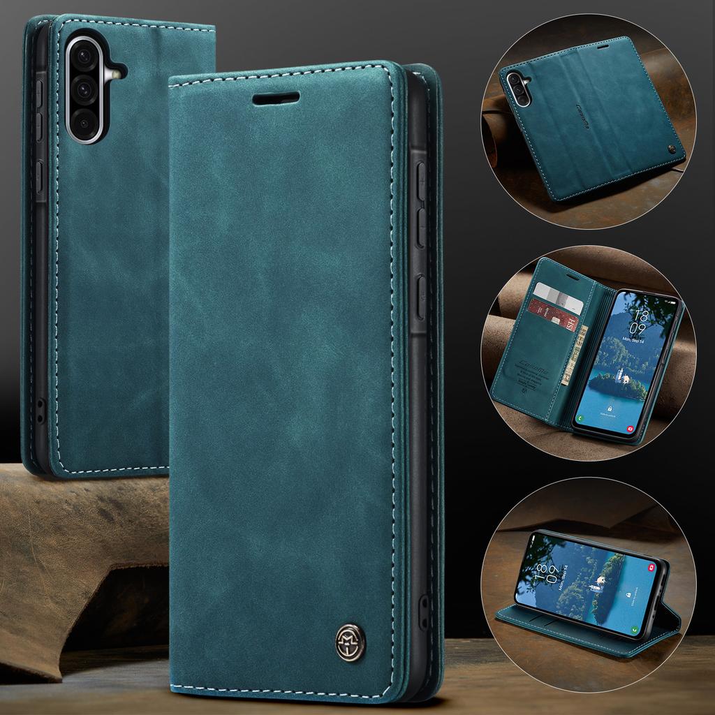 Luxury Retro Case for Samsung Galaxy A56 5G Multiple Card Slots Stand Function Phone Cover for Galaxy A36 5G A26 Leather Wallet