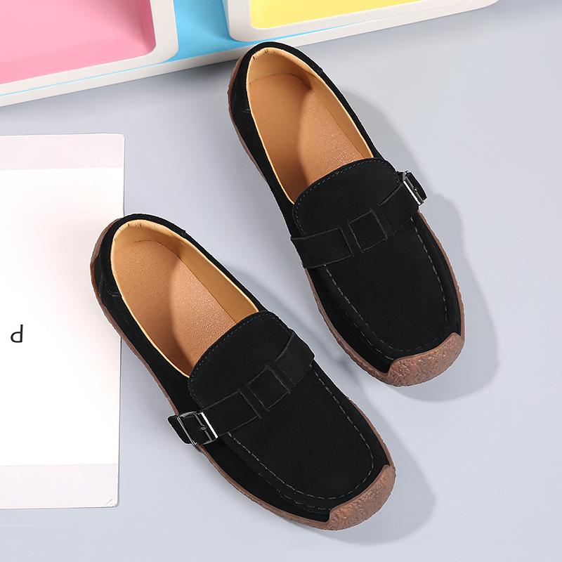 Fashion Leather Ladies Loafers Autumn Womens Shoes Platform Flats Sneakers Female Moccasins Shoe Women Creepers Shoes