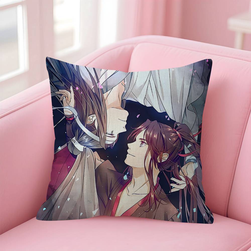 Anime Mo Dao Zu Shi Pillow Cover Sofa Cushion Cover Home Room Decoration Children Gift