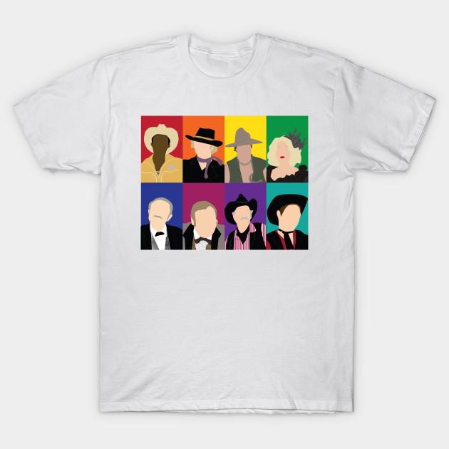 Men Black Print T-shirt Blazing Saddles No-Cut Transfer Paper Print Cotton Tshirt XL белый
