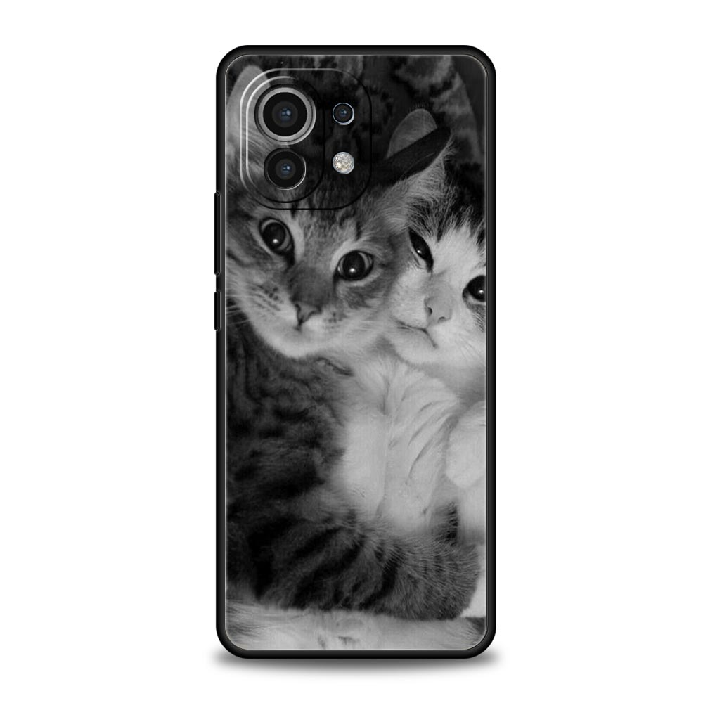 Phone Case For Xiaomi Mi 15 14 14T 13T 12T Pro 12 13 11 Lite 5G 11T X6 X5 Pro Soft TPU Cover Cartoon Fun Cat Pet Dog