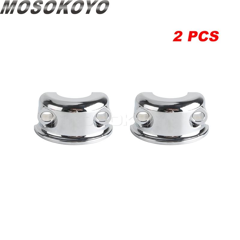 For Harley Dyna FXD Half Clamps Perch Clamp Master Cylinder Brake Clutch Control Bracket For Low Rider Fat Street Bob Wide Glide