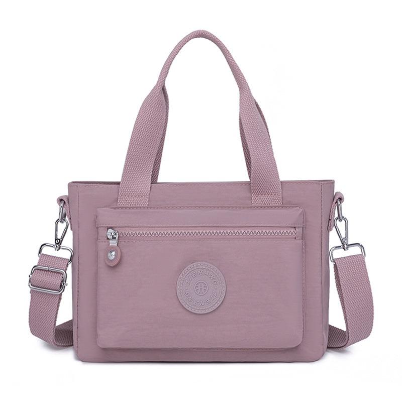 Nova moda de verão simples bolsa de ombro portátil de grande capacidade bolsa de pano bolsa mensageira casual leve