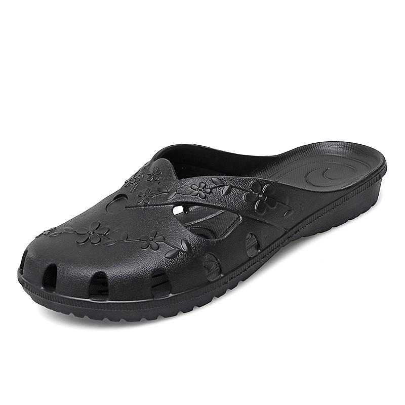 Women Slippers Summer Breathable Platform Beach Sandals Flip Flops Outdoor Non-slip Women Jelly Slippers Lazy Flat Shoes