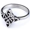 Nordic Vintage Ring Titanium Steel Rust Free Fashion Jewelry for Women Men Trendy Accessories