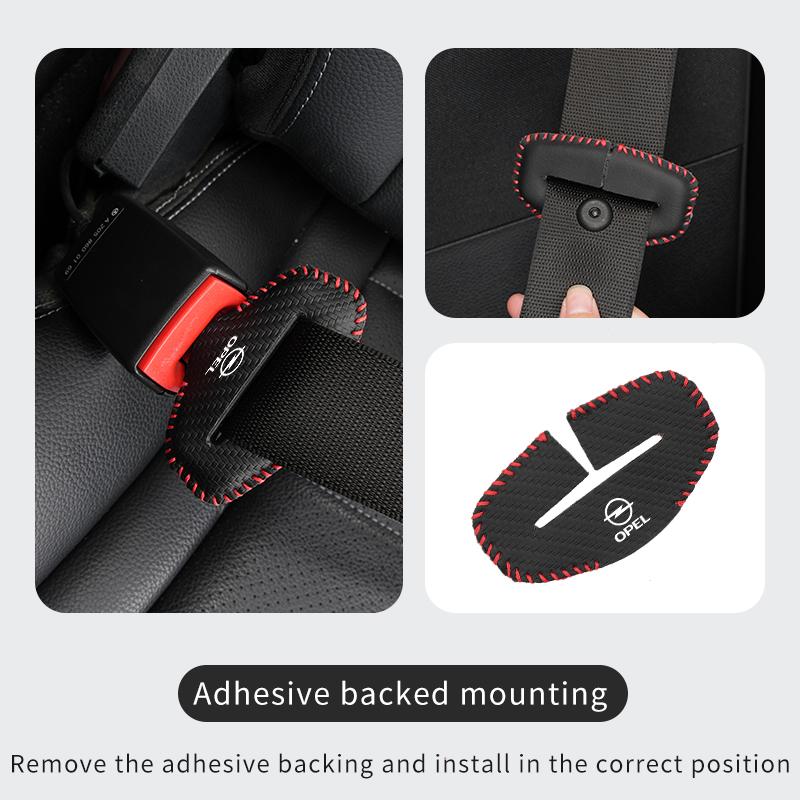 Car Accessories Seat Belt Buckle Anti-scratch Protector Cover For Opel Corsa Astra Insignia Vectra Zafira Meriva Mokka Grandland