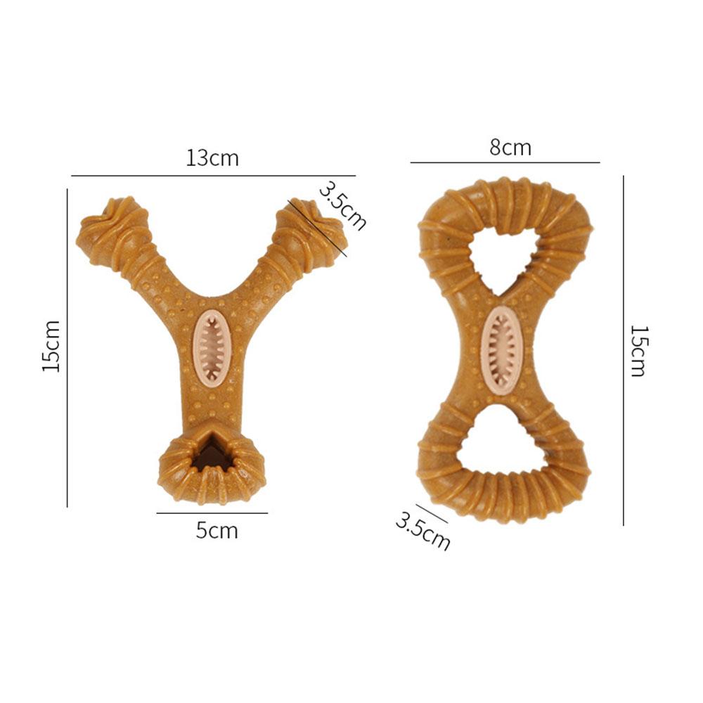 Durable Chew Proof Dog Treat Dispensing Bone Toy - Teething Cleaning Toys for Dogs, Interactive Puzzle Pet Supplies