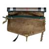 Burberry Check Print Flap Closure Small Calfskin Crossbody Shoulder Bag Women bags Green 80801611