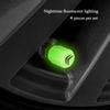 4Pcs Car Tyre Luminous Valve Cap Valves Nozzles Accessories For Citroen e-C3 e-C4 X C5X C3 C4 Cactus Picasso C-Crosser C6 C1 akr256