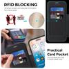 Apple iPhone 17 Pro Max/16/15 Pro Magnetic Flip Leather Case with Stand & Anti-Theft Brush