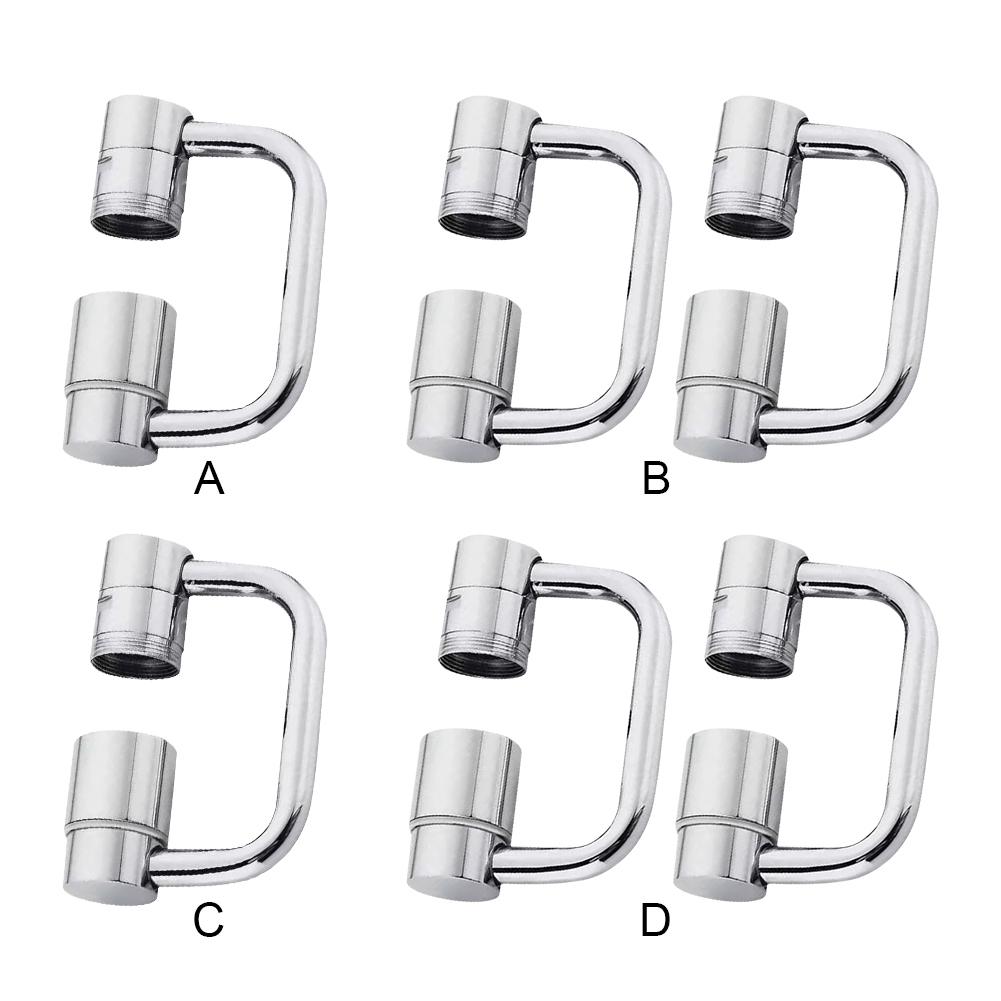 Swivel Faucet Extender Stainless Steel Water Faucet Extension Bathroom Faucet Extender for Sink Face Washing