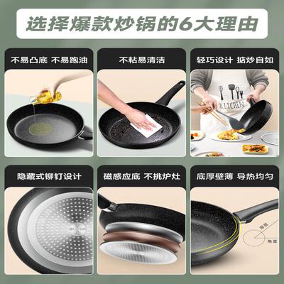 Supor Maifan Stone Non-stick Frying Pan Wok