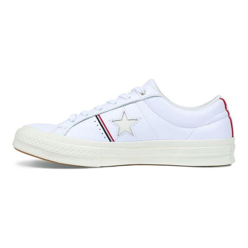 Converse One Star Color Block Patchwork Sneakers Unisex Sneakers White 159694C