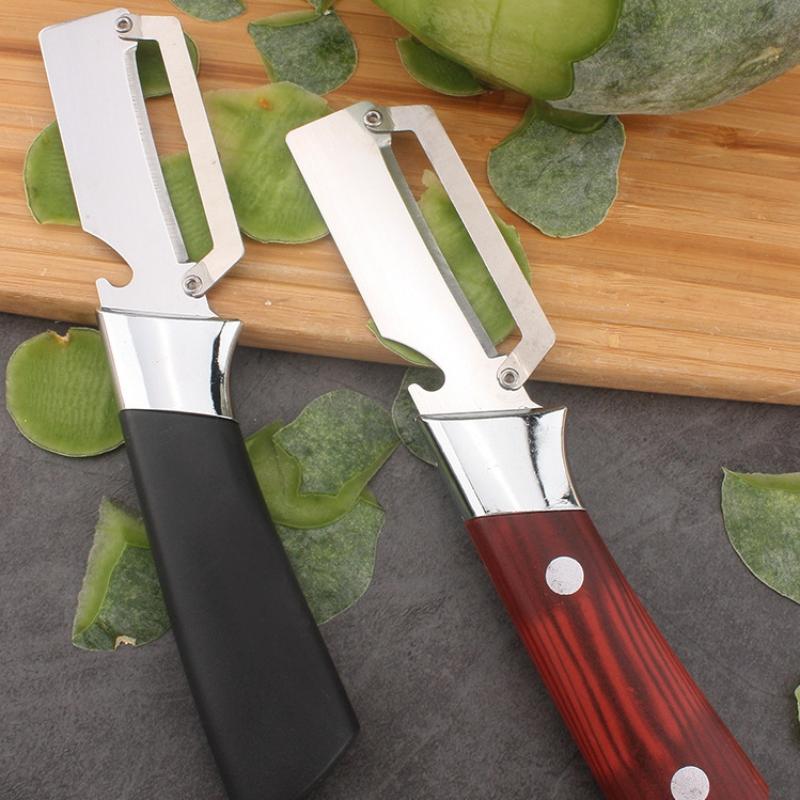 1Pcs Stainless Steel Peeler Handle Kitchen Fruit Vegetable Slicer Blade For Potato Carrot  Prep Tool