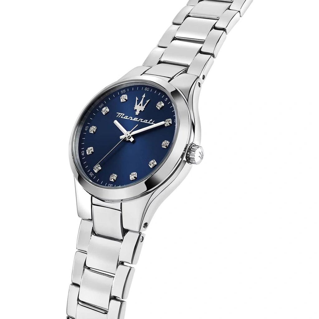Maserati Attrazione Stainless Steel Blue Sunray Dial Quartz R8853151506 Women's Watch
