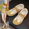 Summer Thin Casual Mary Jane Women's Shoes Leather Soft-soled Sports Sandals 2025 New Mesh Casual Dad Shoes
