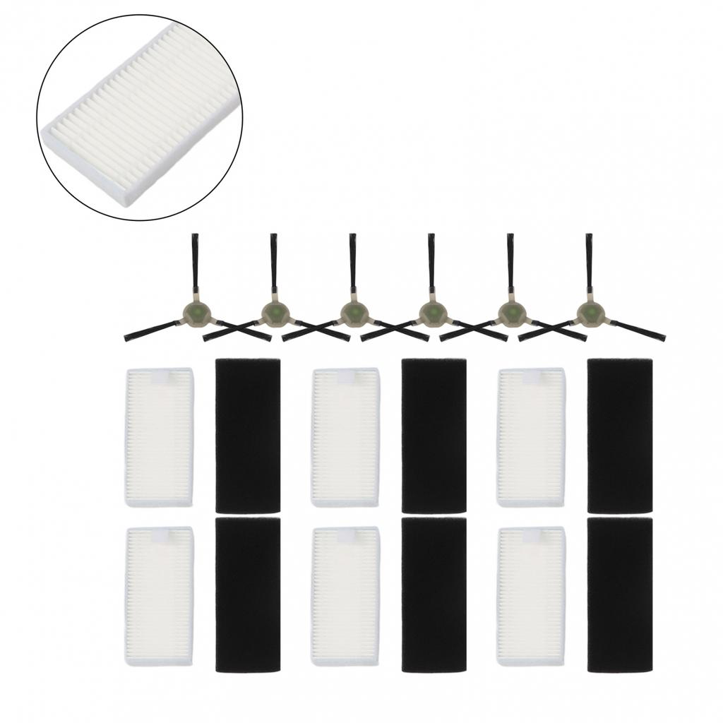 6-Pack Filters Filters Side Brush Robot Vacuum Cleaner