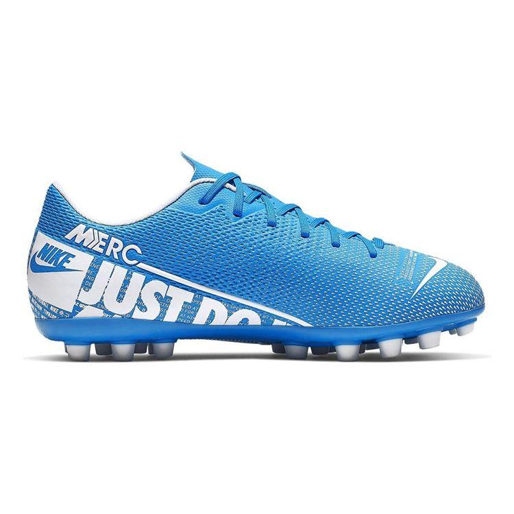 Nike Jr Vapor 13 Academy Ag Artificial Ground Soccer Shoes Kids Soccer Shoes Blue White BQ5500-414
