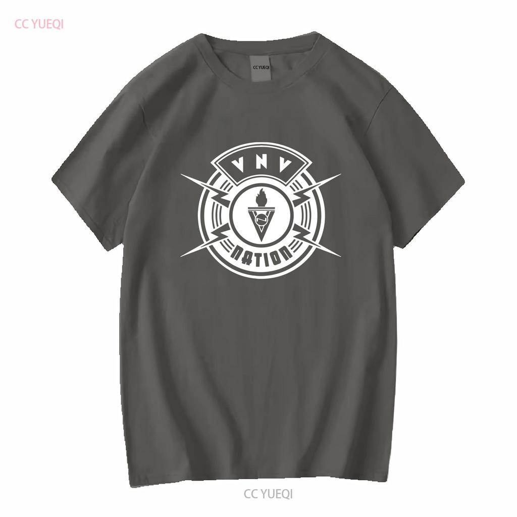 Classic VNV Nation Shirt Funny T 6D157 Long or Short Sleeves Vintage Washed Fashion Streetwear Versatile Unisex Homme Casual