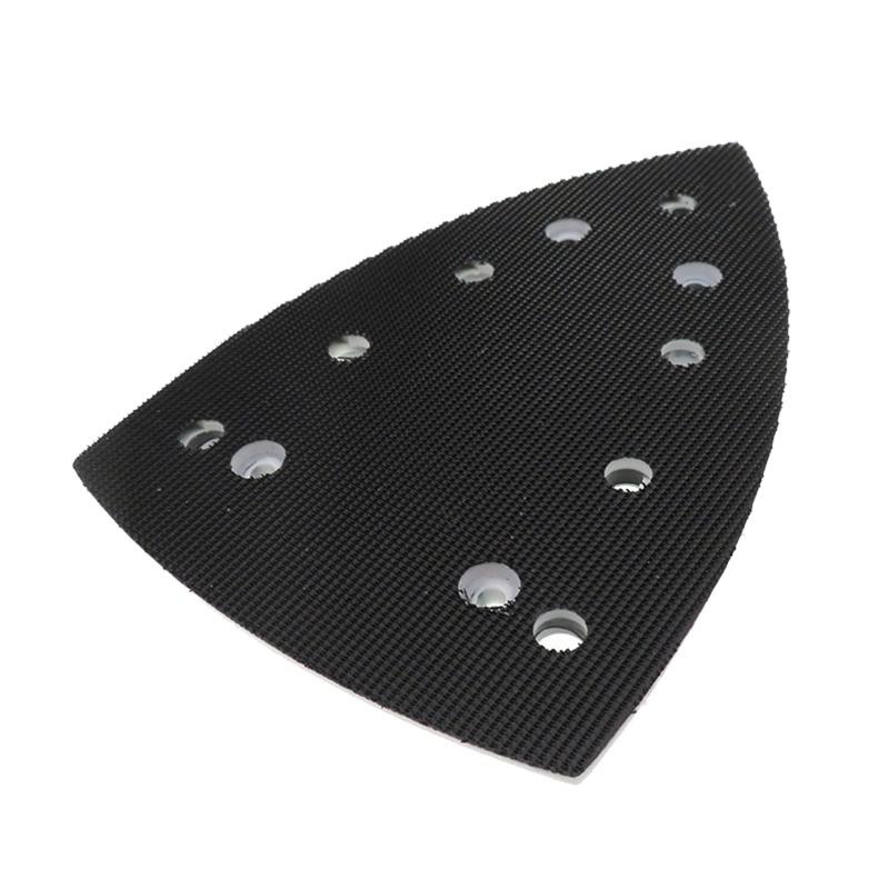 4 Nail 7 Holes Polishing Disc Practical Triangular Hook & Loop Sanding Pad Replacement Plate for DTS 400-REQ
