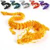 3D Printing Chinese Loong Model Statue Joint Movable Creative Decoration Car Office Home Decoration Toy Gift