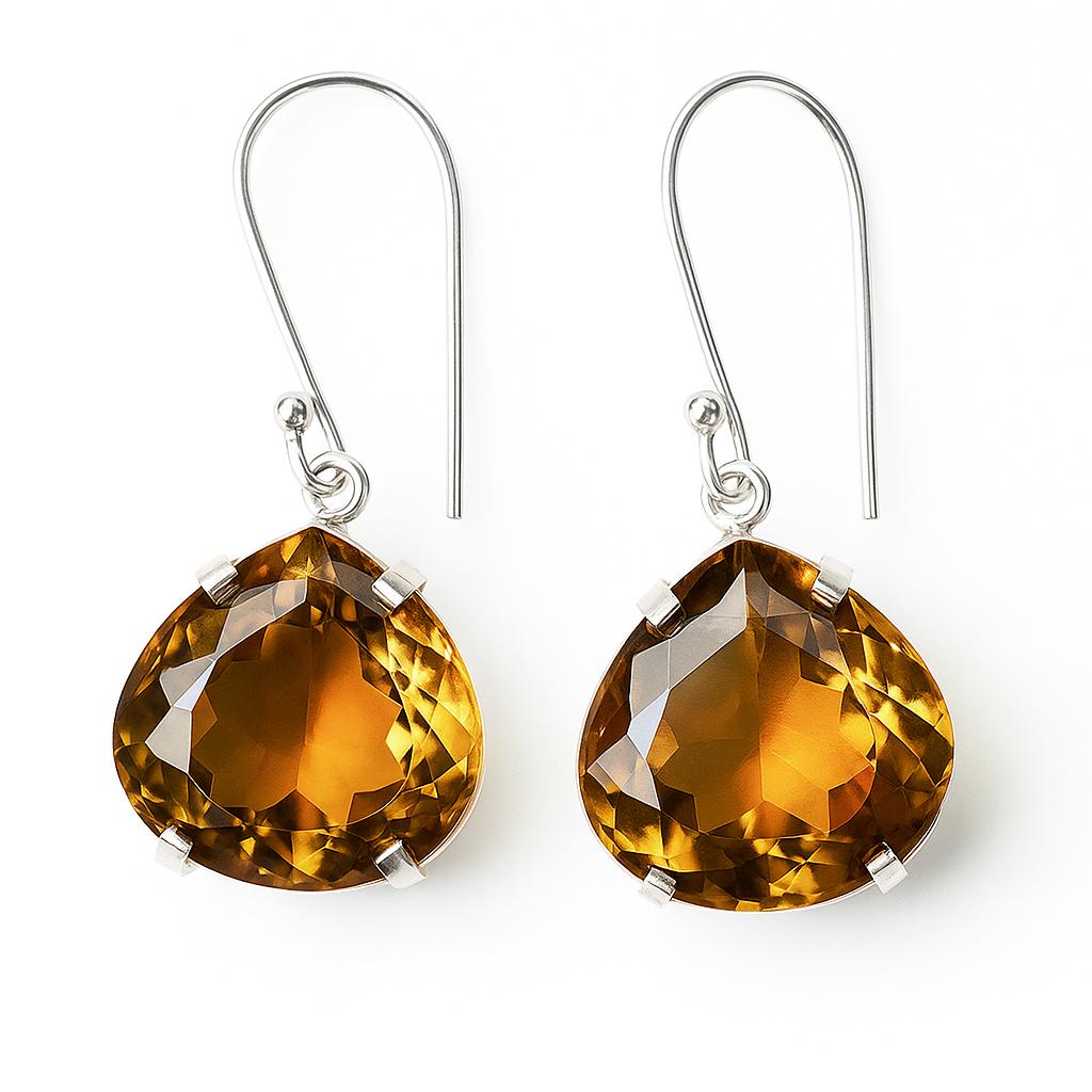 Stunning 70 Ct Natural Certified Alexandrite Pear 7 Color Change Earring Pair AI-130-NS