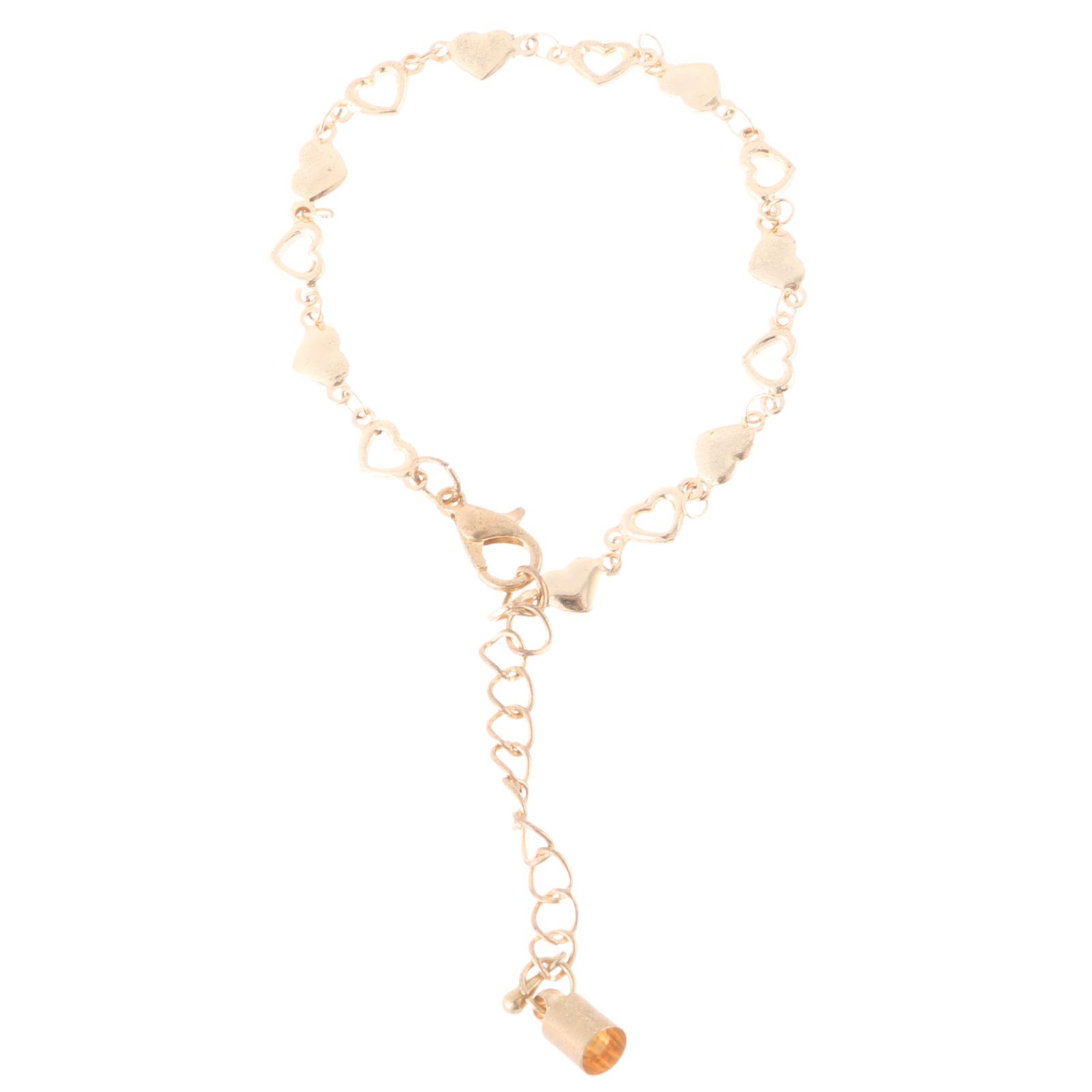 

Регулируемый браслет в форме сердца, модные украшения, стильный браслет-цепочка, текстура из сплава, ювелирные изделия на запястье, идеальный подарок для женщин и девочек